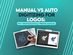 Manual vs Auto Digitizing for Logos | Why Professionals Prefer Manual Manual vs Auto Digitizing for Logos | Why Professionals Prefer Manual