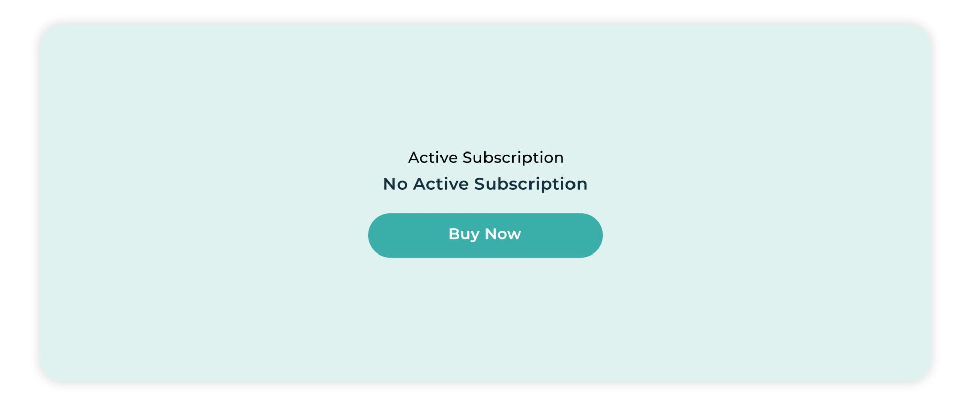 Active Subscription