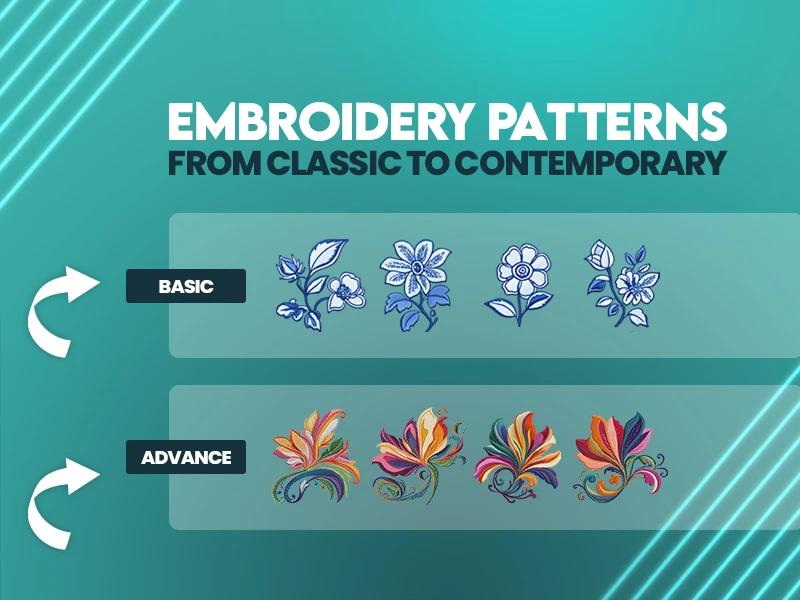 Embroidery Patterns: From Classic to Contemporary