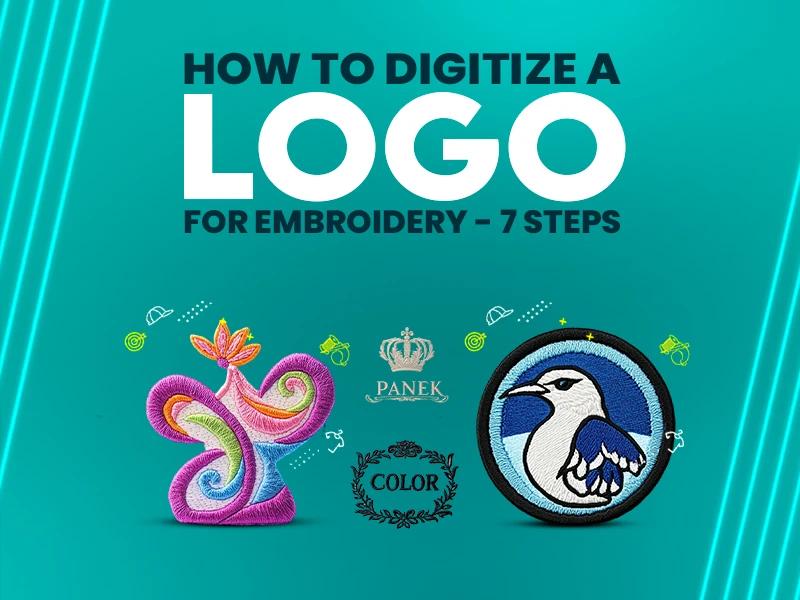 How to Digitize a Logo for Embroidery - 7 Steps