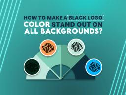 how to make black logo stand out on all colors