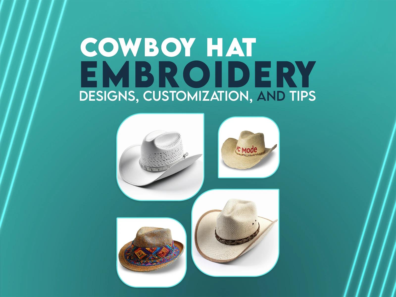 cowboy hat embroidery