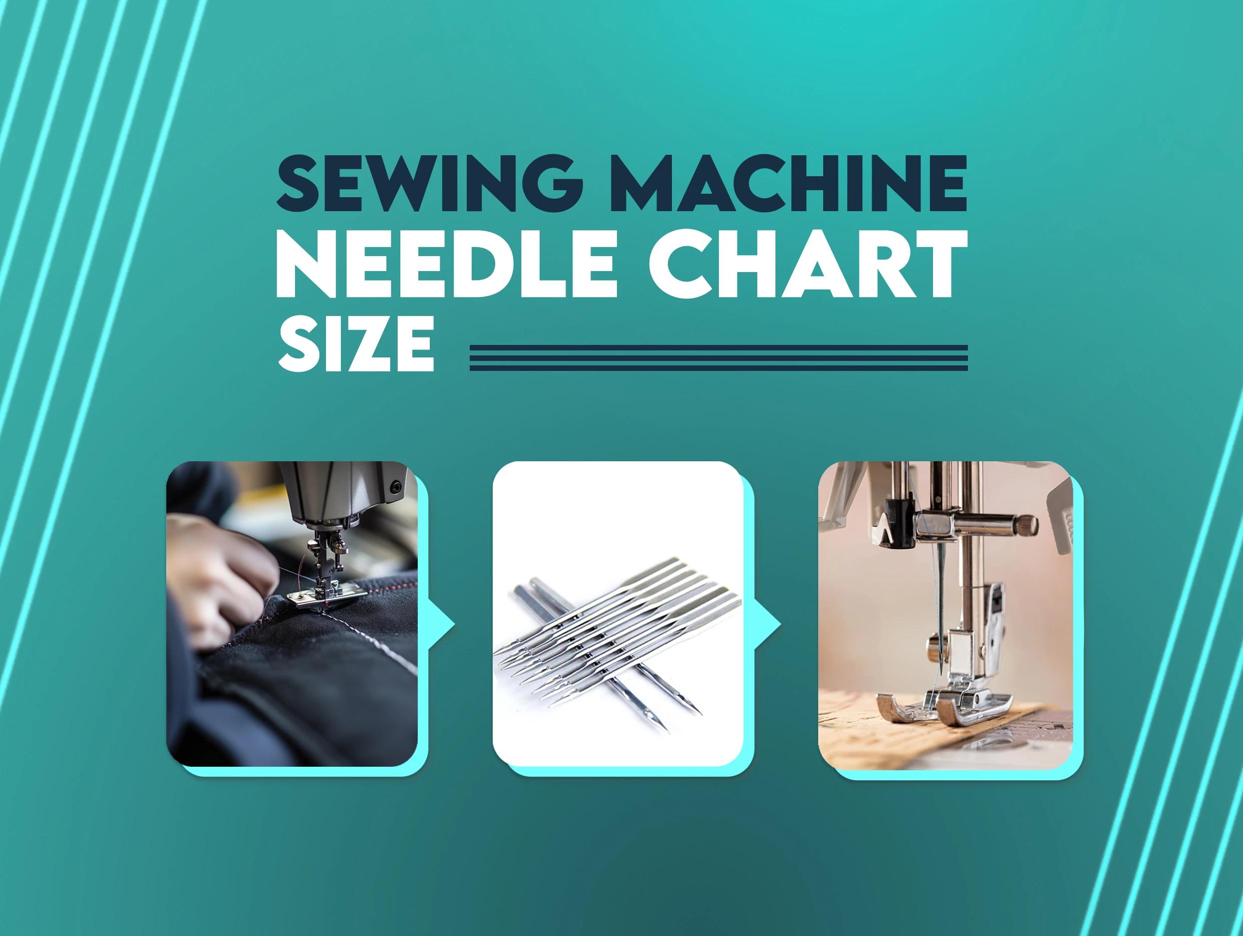 Sewing Machine Needle Chart Size