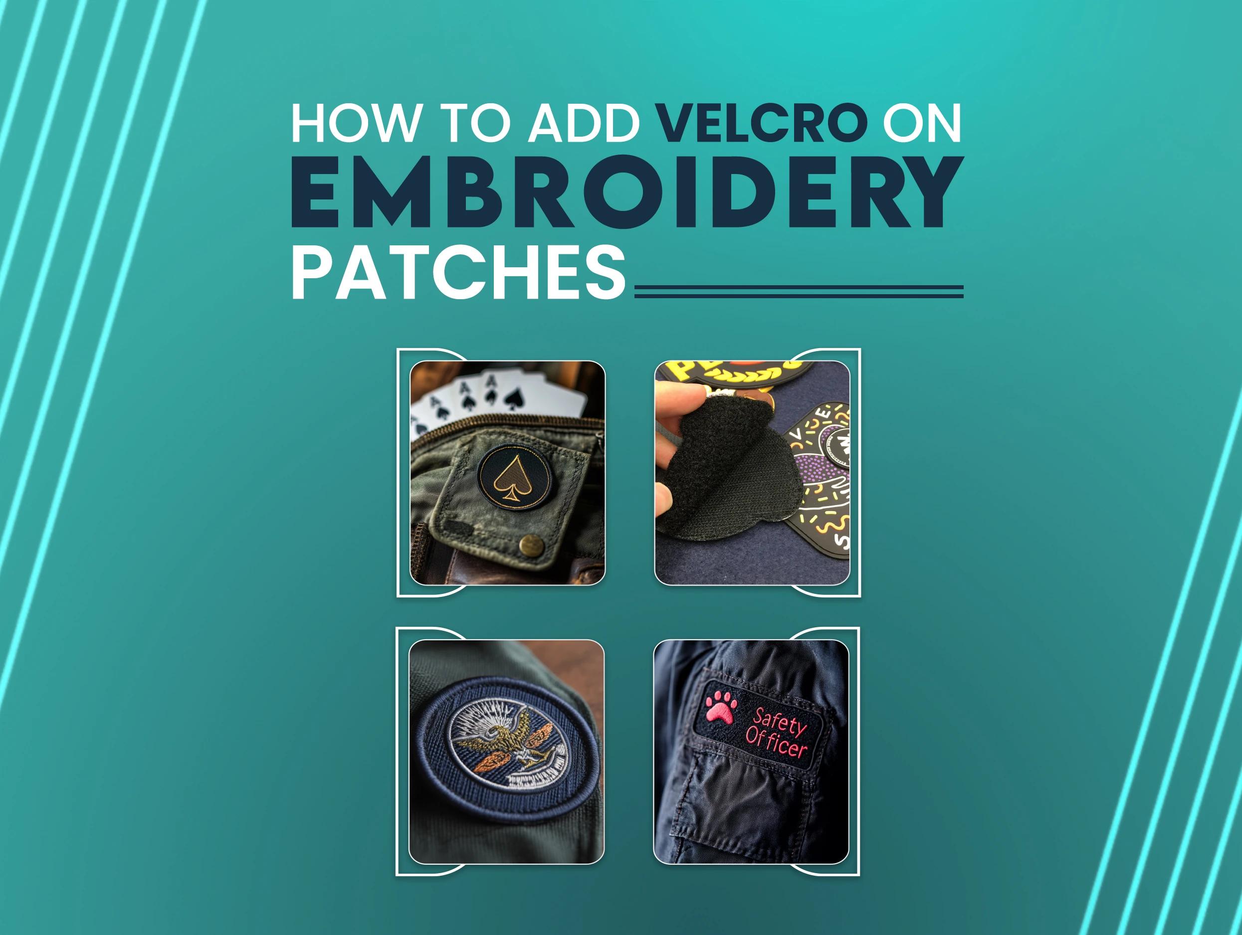 How to Add Velcro on Embroidery Patches