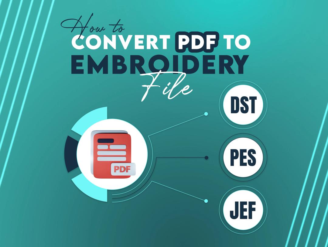 Convert PDF to Embroidery File