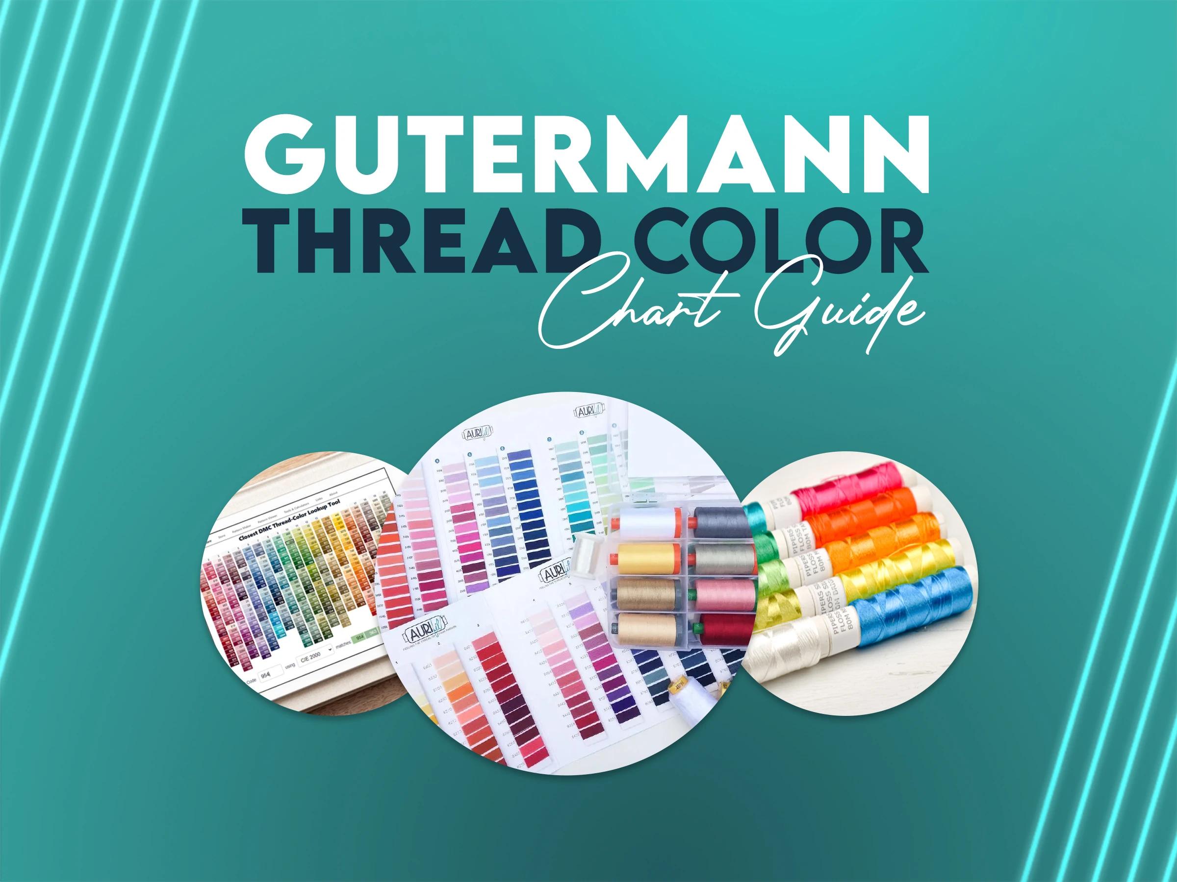 Gutermann Thread Color Chart