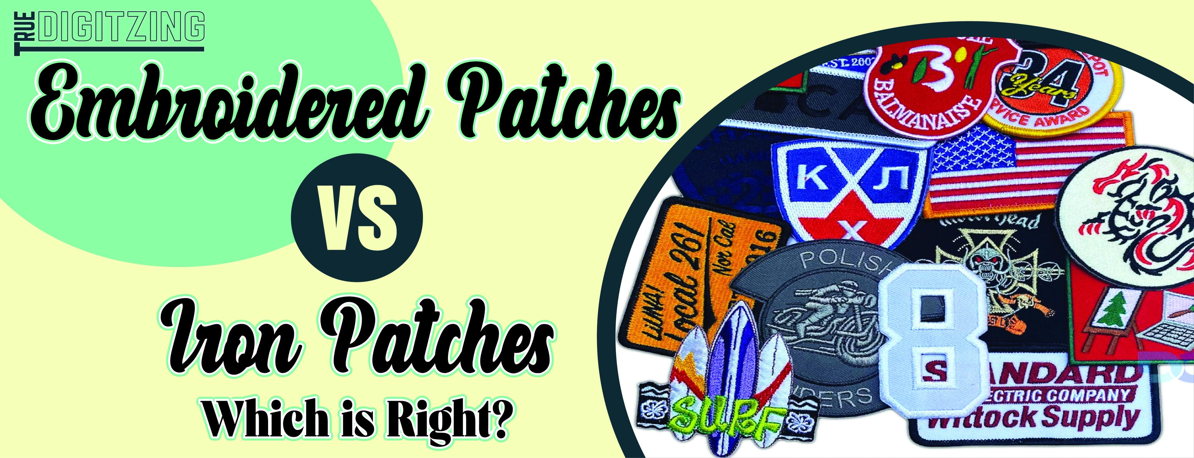 Embroidered Patches vs Iron On Patches