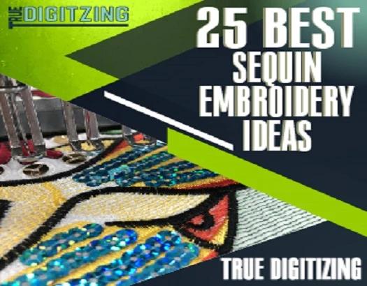 Sequin Embroidery Idea