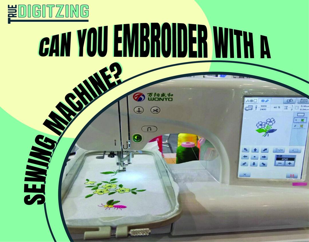 Embroider with a Sewing Machine