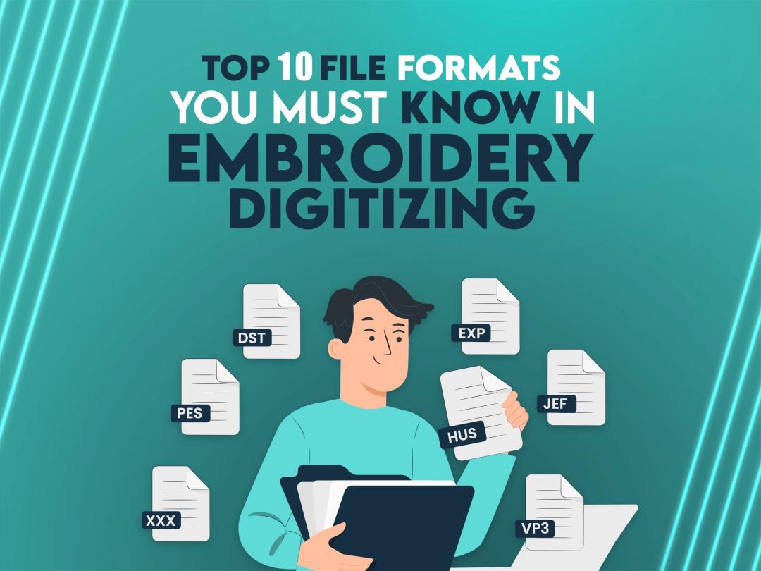 File Formats You Must Know in Embroidery Digitizing File Formats You Must Know in Embroidery Digitizing