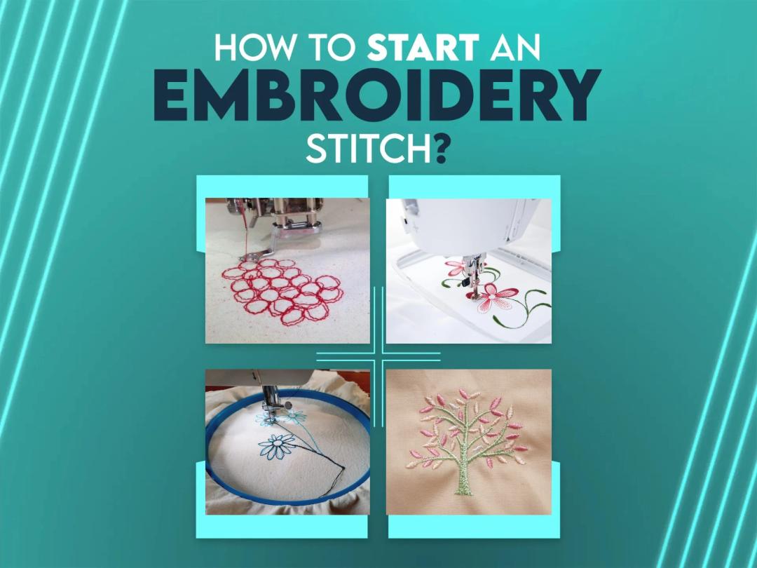 how to start an embroidery stitch how to start an embroidery stitch
