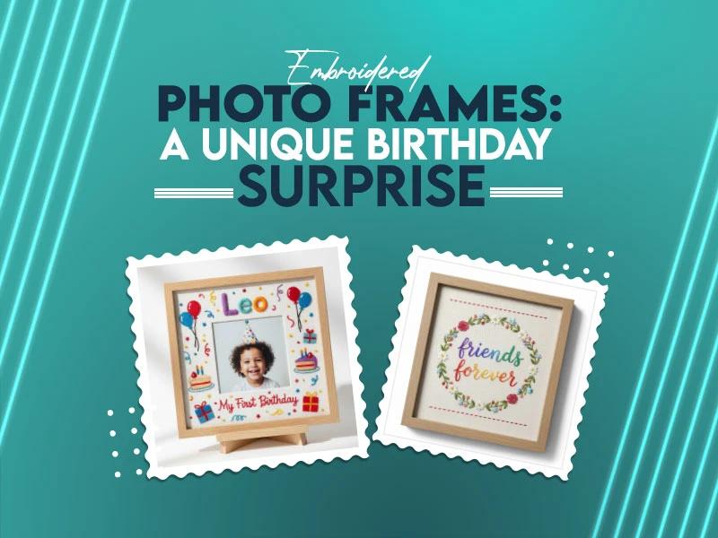 Embroidered Photo Frames Embroidered Photo Frames